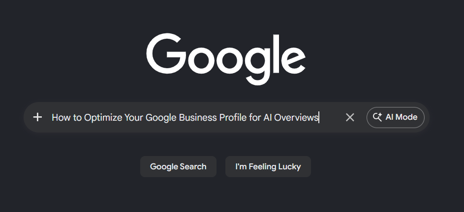 How to Optimize Your Google Business Profile for AI Overviews